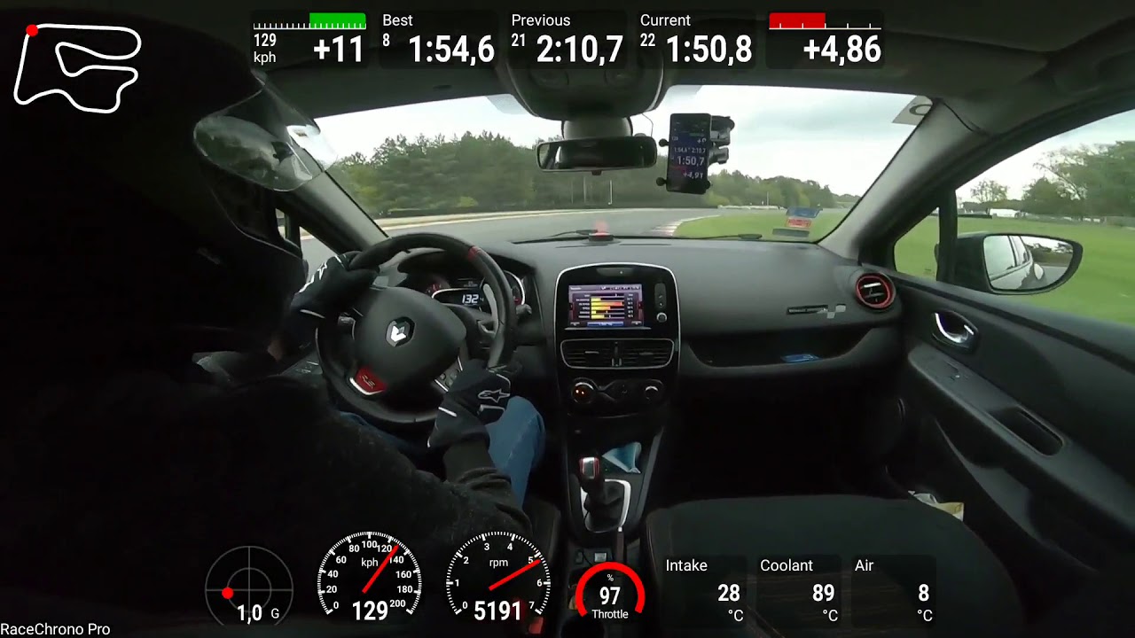 Clio 4 RS (220HP) - Tor Poznan - 1.53.62 - Direzza 03G - onboard