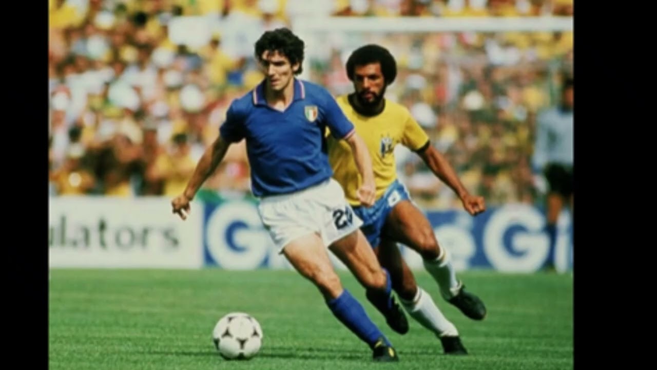 Brazil 2-3 Italy, 1982 World Cup. Goals from Brazil with José