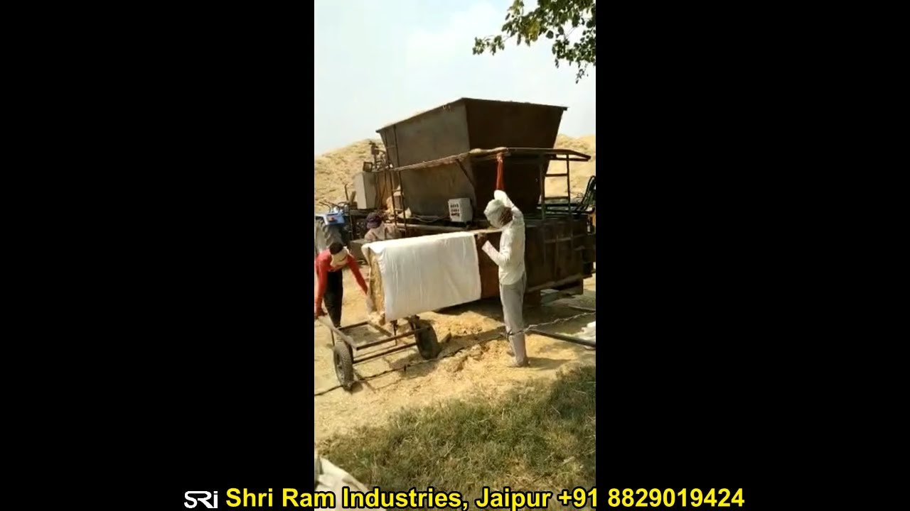 Bhoosa Press Machine Toori Press Straw Press Wheat Husk Press