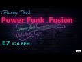 Powerfunk   fusion  backing track e7  126 bpm