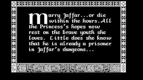 Prince of Persia intro [Commodore Plus/4]