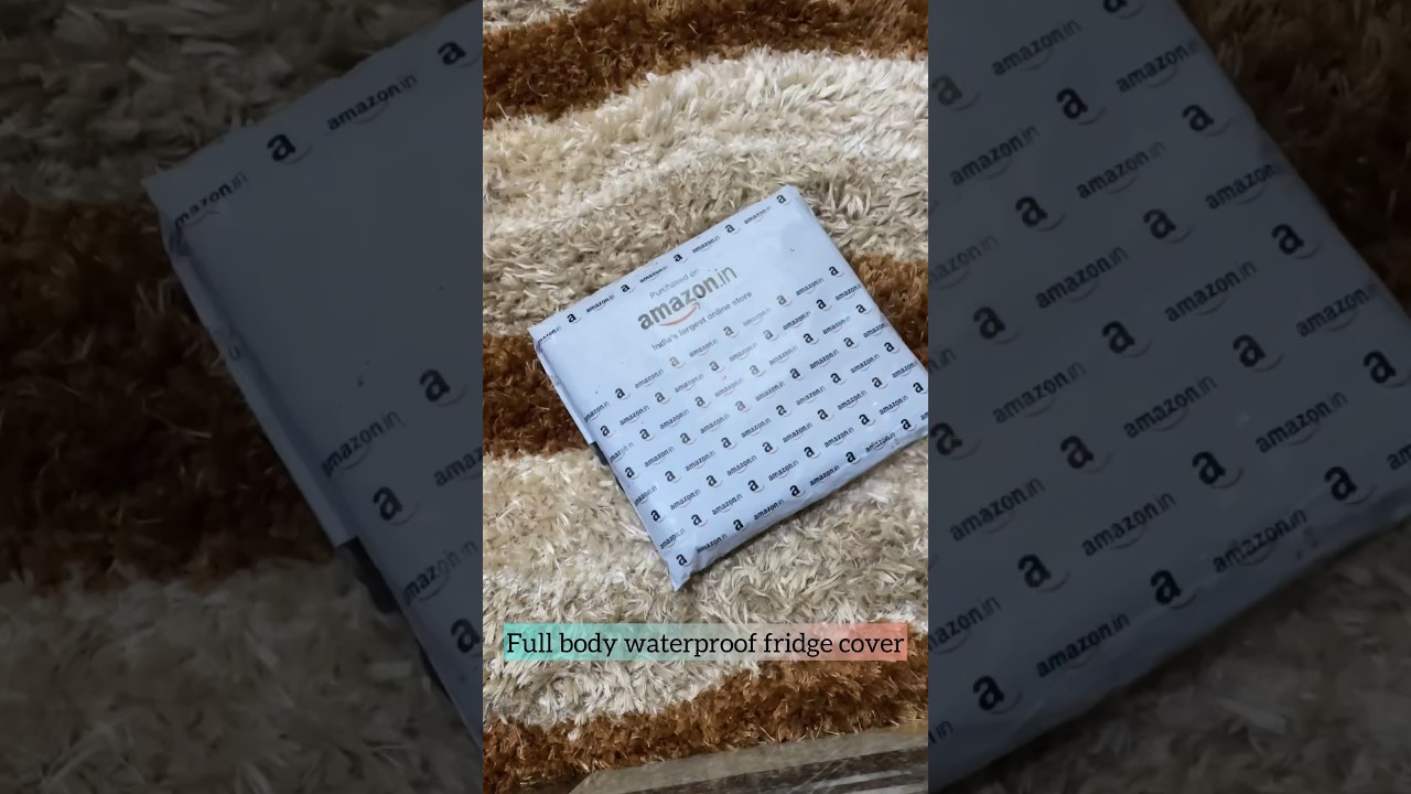 Unboxing full body fridge cover from Amazon 