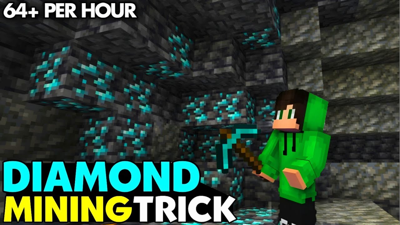 How To Find DIAMOND'S In Minecraft PE 1.21 (HINDI) || Minecraft Mein ...