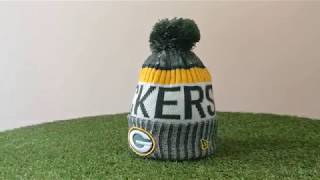 Green Bay Packers NFL Sideline Sport Knit New Era sapka