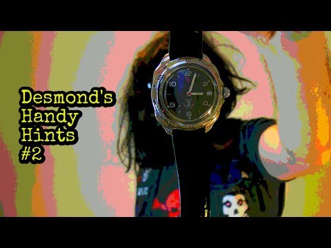 Desmond's Handy Hints