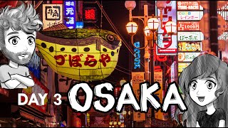 DAY 3 OSAKA- 日本語字幕/CC! Japan trip vlog. Mind completely blown! Travel to Shinsekai! by Katie Payne Vlogs 2,709 views 5 years ago 6 minutes, 54 seconds