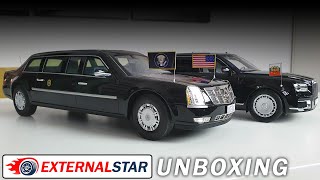 1:18 Cadillac Presidential State Car by CMF | Unboxing and review