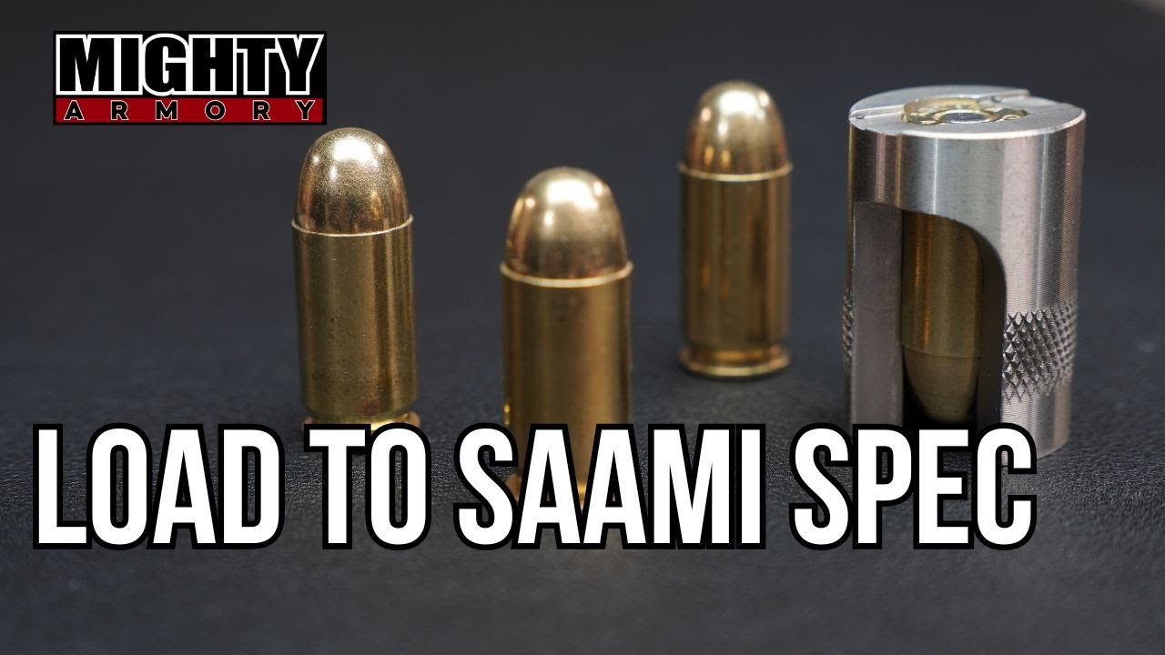 MIGHTY ARMORY | How to Reload .45 ACP SAAMI Spec Ammo Using a Measured System