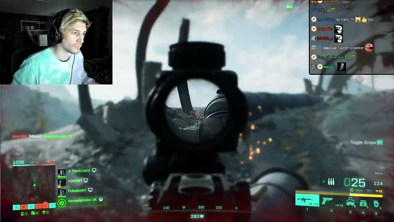 xQc plays Battlefield 2042 with Poke | June 16, 2022