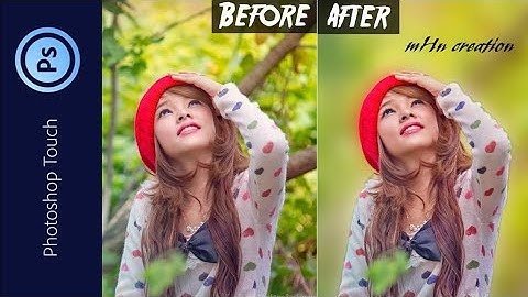 Ps Touch How To Blur Background Photoshop Touch Tutorial