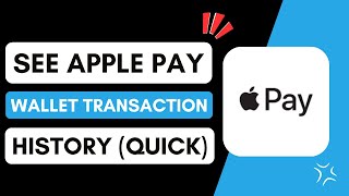 ✅ How To See Apple Pay Wallet Transaction History