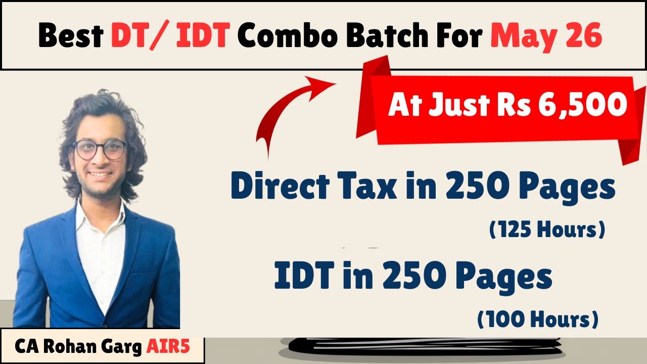 Amended DT IDT Batch Details for May 26 and Onwards