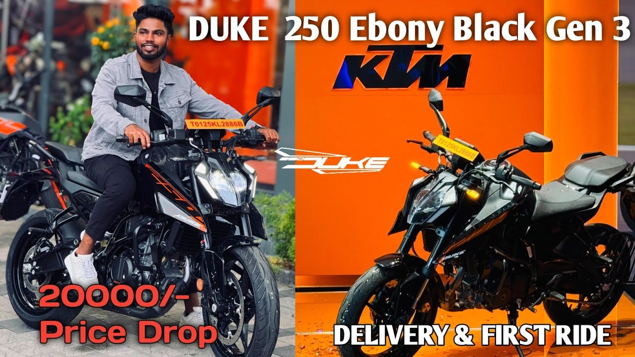 ഡ്യൂക്ക്‌  250 | EBONY BLACK |  taking delivery of my  dream bike | 