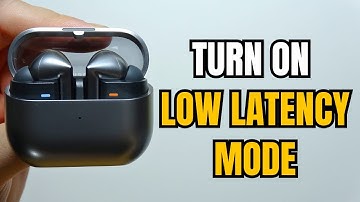 SAMSUNG Galaxy Buds 3 Pro: How to Turn On Low Latency Mode