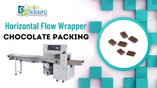HORIZONTAL FLOW WRAPPER FOR SMALL CHOCOLATES  CANDIES  GUMMIES