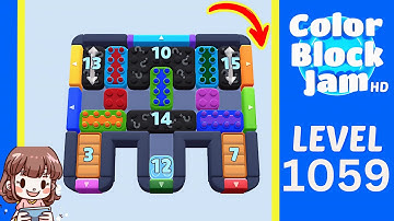 Color Block Jam Level 1059 Solution Walkthrough