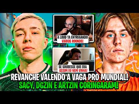 SACY, DGZIN E ARTZIN ENLOUQUECERAM VENDO LOUD CONTRA NRG VALENDO VAGA PRO MUNDIAL!