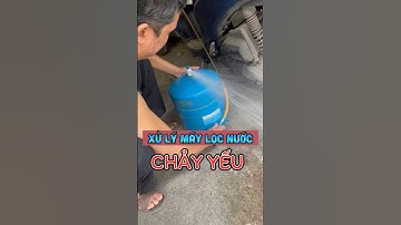 Xử lý vòi máy lọc nước chảy yếu. #kieuhungmep #maylocnuoc