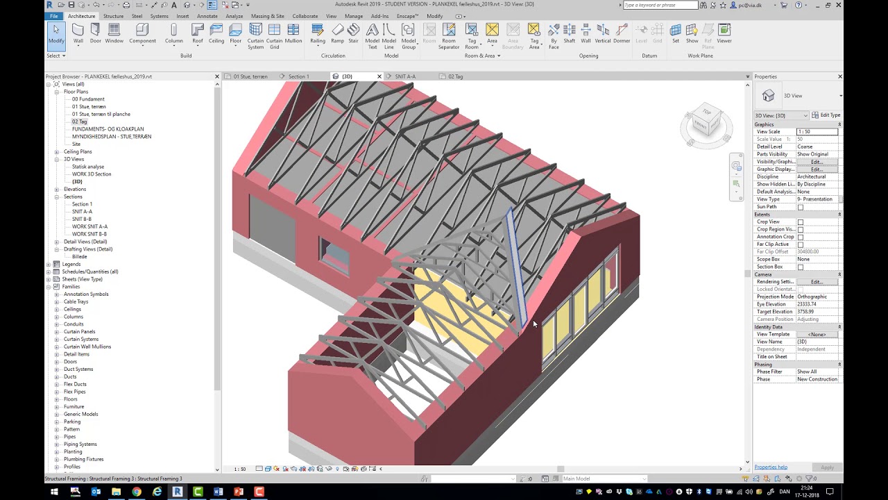 Model in place Skotrendebraedder i Revit - YouTube