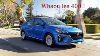 World Record 421 km 261,6 mile Single Charge Hyundai Ioniq Electric 28 kWh