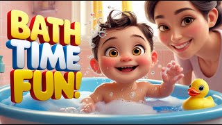 Bath Time Giggles – Fun & Cozy Parent & Baby Song | 3D Pixar-Style Animation for Toddlers