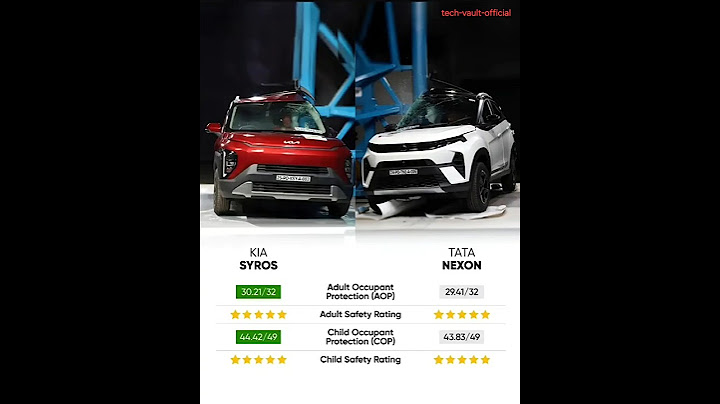 kia syros vs tata nexon bncap results compared #automobile #kia #tata #syros #nexon #car #safety