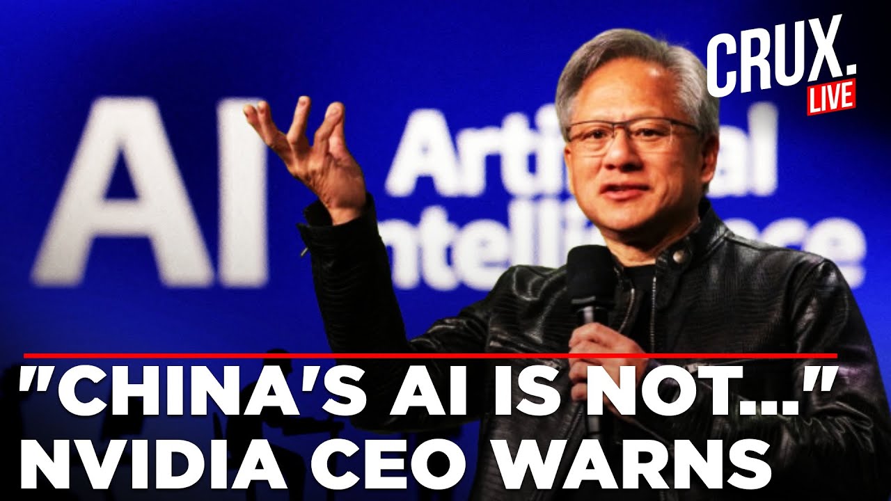 LIVE | Nvidia CEO Jensen Huang Warns China's AI Capability Is "Right ...