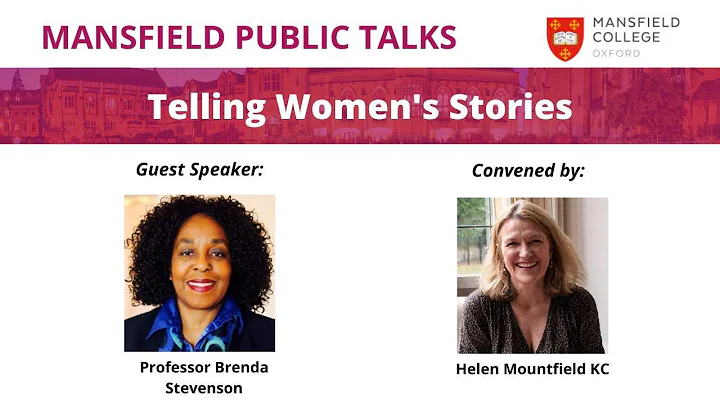Mansfield Public Talk with Professor Brenda Steven...