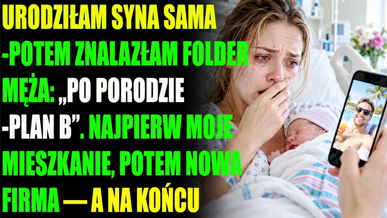 Tamtej nocy, kiedy rodziłam, mój mąż był w hotelowym spa z inną kobietą. O czwartej siedemnastej urodził się Filip, a ja trzymałam go na piersi i wciąż wierzyłam, że Adrian po prostu nie słyszy...