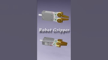 Robot gripper mechiniism 🤖#cad #design#solidworks#mechanical#engineering#3dprinting #music #tools