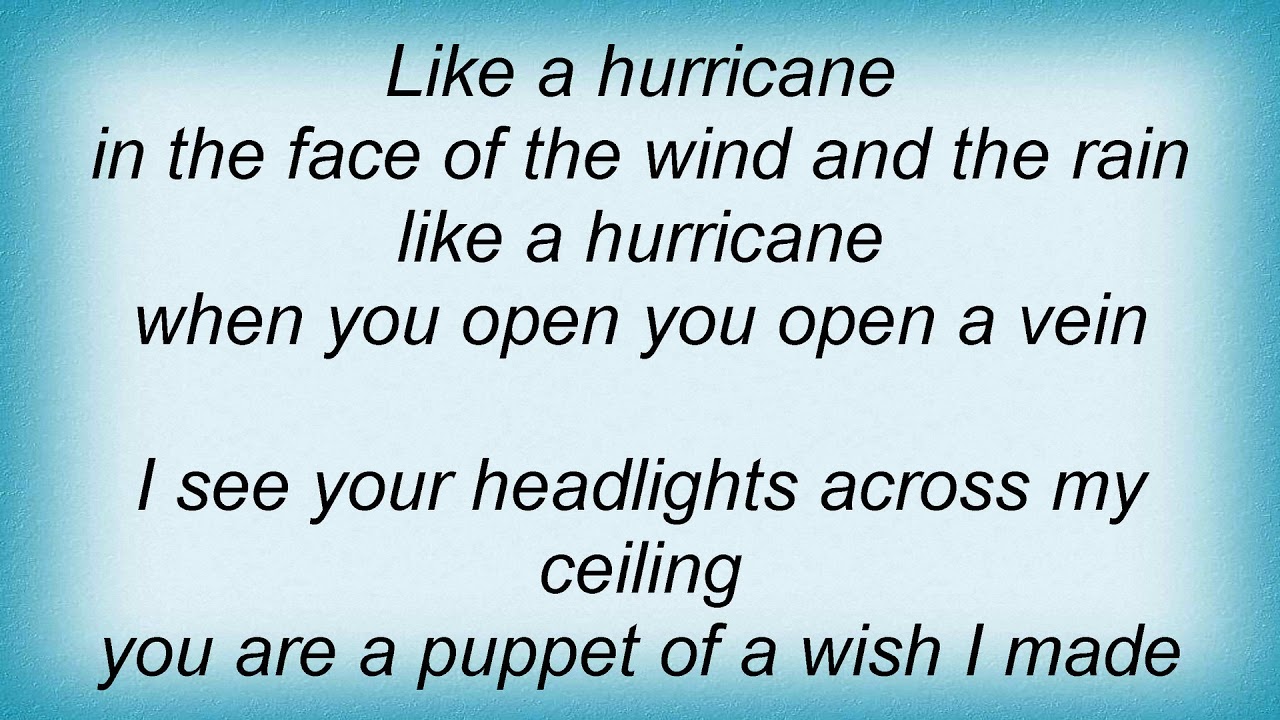 Joan Osborne Hurricane Lyrics YouTube