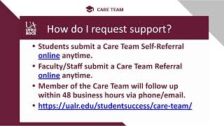 Care Team - UA Little Rock