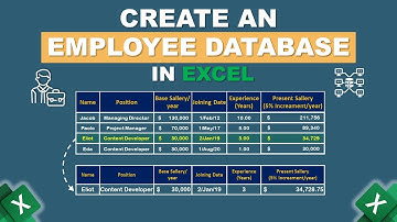 How to Create an Employee Database in Excel