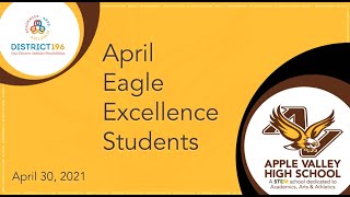 AVHS Eagle Excellence April 2021