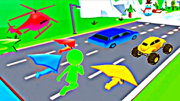 Shape shifting 🏃‍♂️🚗🚲🚦All Levels Gameplay Walkthrough Android,ios Max Level Ep7