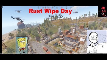 Rust End of Wipe On A PvE Server: So Many Helis!