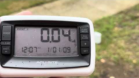 Review: AcuRite Wireless Digital Rain Gauge with History