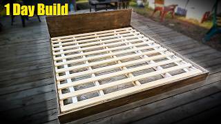 How I built this  Bed Frame for under $ 350 (complete build)