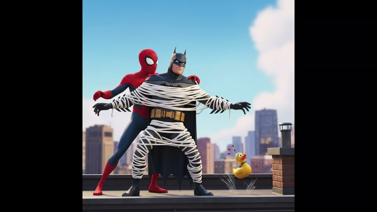 Batman Vs Spiderman Story. 