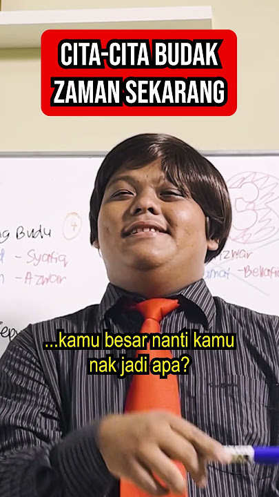 Cita-cita budak zaman dulu vs sekarang! #teambuathal