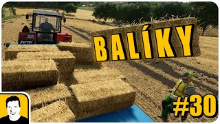 Celá vesnice ručně sbírá balíky - Farming Simulator 22 CZ #30