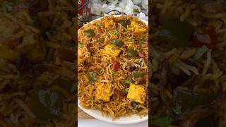 Easy Paneer Pulao Step By Step Process😍 #shorts #youtubeshorts #viralvideo