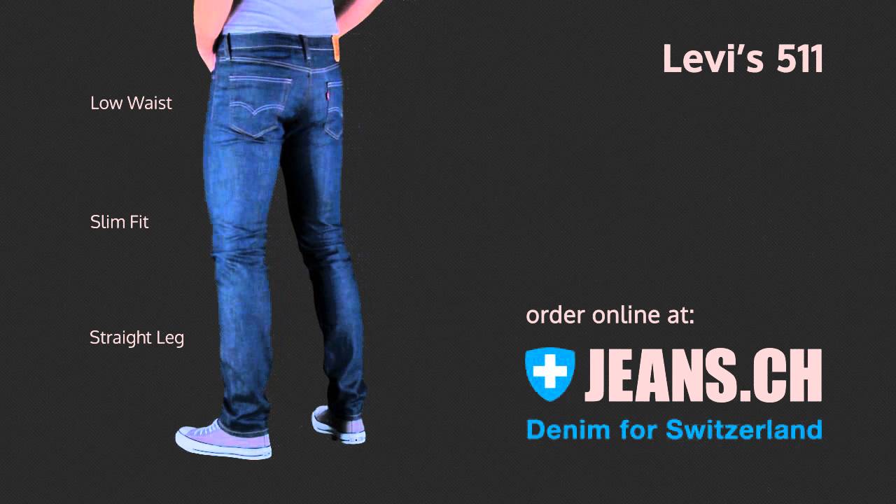 Levis 511 Jeans Fit Videos von JEANS.CH 