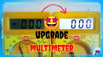 upgrade multimeter ||How to add back light to a multimeter ,at home ||