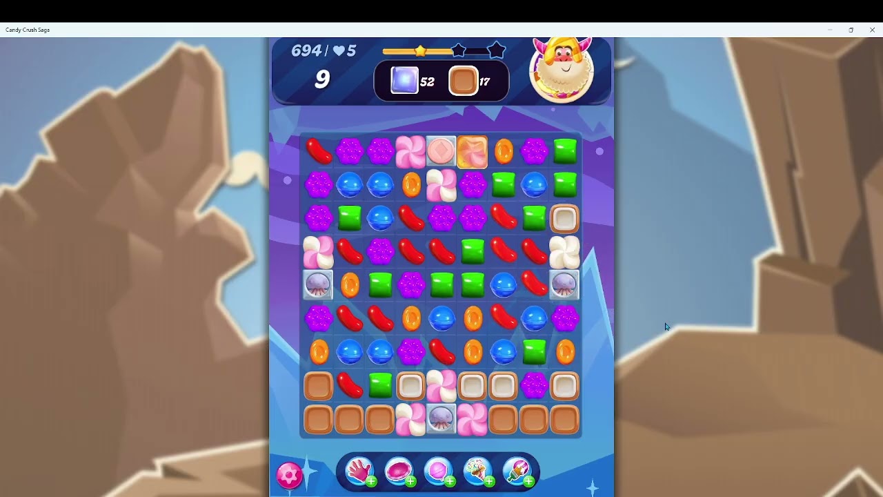 Candy Crush Saga Nightmare Level 694 Completed | F2P Strategy | Audio Talkthrough