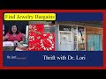 Shop & Get Tips for Bargain Costume Jewelry | Bracelets, Earrings & Necklaces | Thrift with Dr. Lori