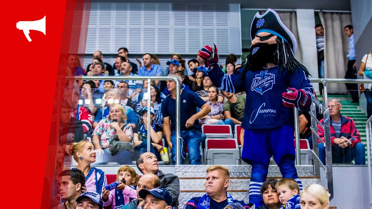 У ХК Адмирал появился маскот! Трепещите! - YouTube