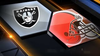 Live play by play for Browns vs. Raiders