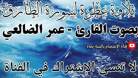 سورة الطارق //بصـوت القارئ/عمرو بن علي الضالعي حفظه الله