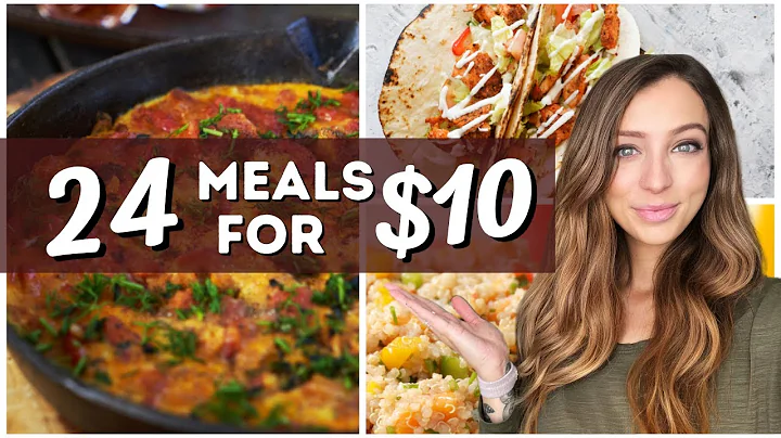 24 Meals For $10 | Extreme Budget Meals | Beat Inflation